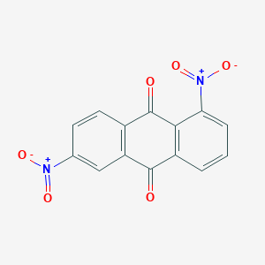 molecular formula C14H6N2O6 B156334 1,6-Dinitroanthraquinone CAS No. 1604-42-8
