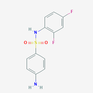 molecular formula C12H10F2N2O2S B156339 4-氨基-N-(2,4-二氟苯基)苯磺酰胺 CAS No. 1717-36-8