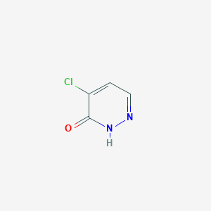 molecular formula C4H3ClN2O B156340 4-Chloropyridazin-3-ol CAS No. 1677-79-8