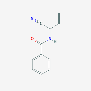 B156345 N-(1-Cyanoprop-2-en-1-yl)benzamide CAS No. 137283-01-3