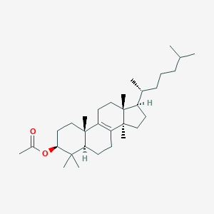 molecular formula C32H54O2 B156354 Lanost-8-en-3beta-ol, acetate CAS No. 1724-19-2