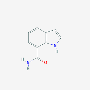 molecular formula C9H8N2O B156356 1H-吲哚-7-甲酰胺 CAS No. 1670-89-9