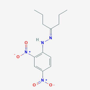 molecular formula C13H18N4O4 B156361 N-(heptan-4-ylideneamino)-2,4-dinitroaniline CAS No. 1655-41-0