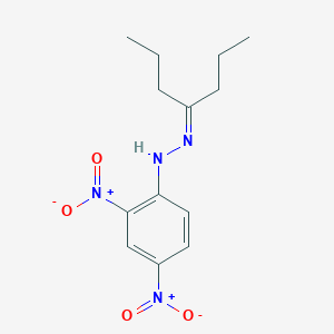 molecular formula C13H18N4O4 B156361 4-Heptanone, (2,4-dinitrophenyl)hydrazone CAS No. 1655-41-0
