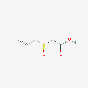 molecular formula C5H8O3S B156367 (Allylsulfinyl)acetic acid CAS No. 137375-86-1