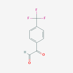 molecular formula C9H5F3O2 B156380 2-Oxo-2-(4-(trifluoromethyl)phenyl)acetaldehyde CAS No. 1736-56-7