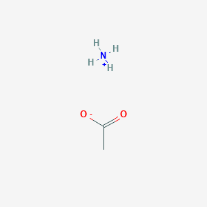 molecular formula C2H7NO2 B156383 Ammonium acetate CAS No. 631-61-8