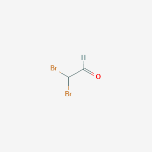molecular formula C2H2Br2O B156388 Dibromoacetaldehyde CAS No. 3039-13-2
