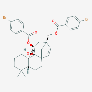 B156389 7,17-Bis(4-bromobenzoyloxy)-9-hydroxybeyerene CAS No. 134513-14-7