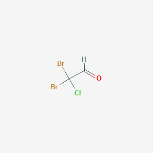 molecular formula C2HBr2ClO B156397 Chlorodibromoacetaldehyde CAS No. 64316-11-6