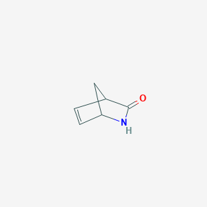 molecular formula C6H7NO B015640 2-Azabicyclo[2.2.1]hept-5-en-3-one CAS No. 49805-30-3