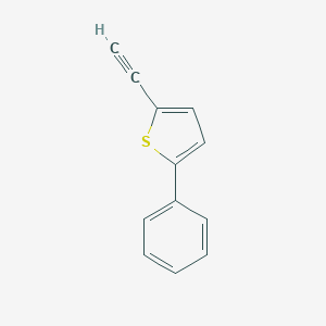 molecular formula C12H8S B156411 2-乙炔基-5-苯基噻吩 CAS No. 1665-35-6