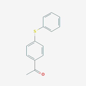 molecular formula C14H12OS B156413 1-[4-(苯硫基)苯基]乙酮 CAS No. 10169-55-8