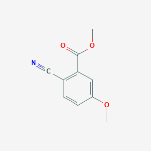 molecular formula C10H9NO3 B156419 2-氰基-5-甲氧基苯甲酸甲酯 CAS No. 127510-95-6