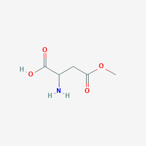 B156427 2-Amino-4-methoxy-4-oxobutanoic acid CAS No. 1835-51-4