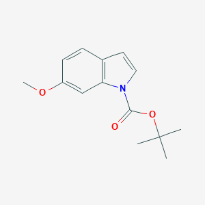 molecular formula C14H17NO3 B156432 叔丁基6-甲氧基-1H-吲哚-1-羧酸酯 CAS No. 138344-18-0