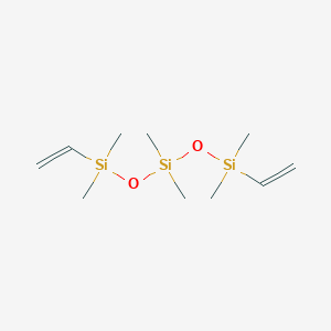 molecular formula C10H24O2Si3 B156434 1,1,3,3,5,5-六甲基-1,5-二乙烯基三硅氧烷 CAS No. 136777-27-0