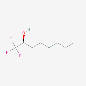 molecular formula C8H15F3O B156438 (S)-1,1,1-三氟辛醇-2 CAS No. 129443-08-9