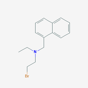 molecular formula C15H18BrN B156441 N-(2-Bromoethyl)-N-ethylnaphthalene-1-methylamine CAS No. 1946-26-5