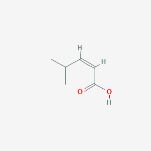 molecular formula C6H10O2 B156446 (Z)-4-Methylpent-2-enoic acid CAS No. 1775-44-6