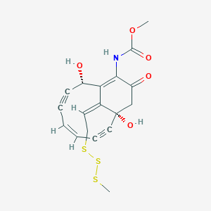 molecular formula C18H17NO5S3 B156449 Calicheamicinone CAS No. 126629-10-5