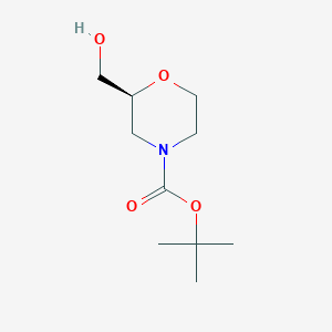 molecular formula C10H19NO4 B156450 (S)-N-Boc-2-hydroxymethylmorpholine CAS No. 135065-76-8