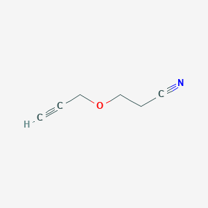molecular formula C6H7NO B156466 3-[(Prop-2-yn-1-yl)oxy]propanenitrile CAS No. 1904-22-9