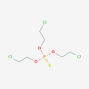 molecular formula C6H12Cl3O3PS B156475 O,O,O-tris(2-chloroethyl) phosphorothioate CAS No. 10235-09-3