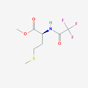 molecular formula C8H12F3NO3S B156478 N-Trifluoroacetyl-L-methionine methyl ester CAS No. 1830-73-5