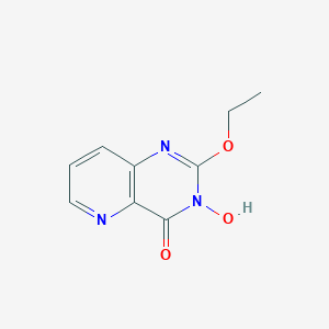 molecular formula C9H9N3O3 B156485 2-ethoxy-3-hydroxypyrido[3,2-d]pyrimidin-4(3H)-one CAS No. 128037-06-9