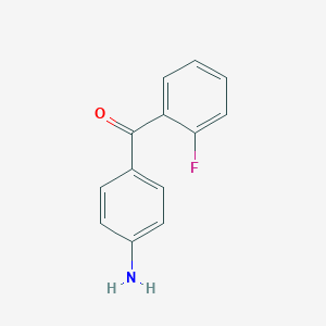 molecular formula C13H10FNO B156487 2-Fluoro-4'-aminobenzophenone CAS No. 10055-39-7