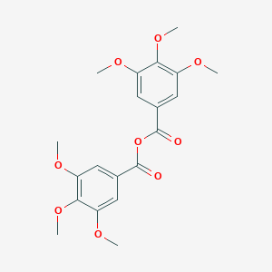 molecular formula C20H22O9 B156491 3,4,5-三甲氧基苯甲酸酐 CAS No. 1719-88-6