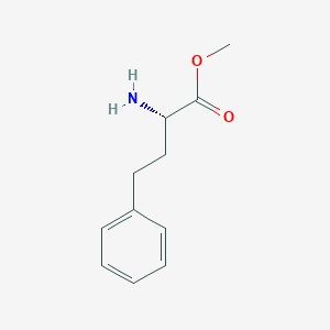 molecular formula C11H15NO2 B156493 (S)-methyl 2-amino-4-phenylbutanoate CAS No. 106860-17-7