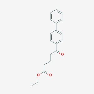 molecular formula C19H20O3 B156498 Ethyl 5-(4-biphenyl)-5-oxovalerate CAS No. 138247-17-3