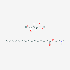 molecular formula C24H45NO6 B156503 2-(Dimethylamino)ethyl hexadecanoate (Z)-2-butenedioate (1:1) CAS No. 129320-10-1