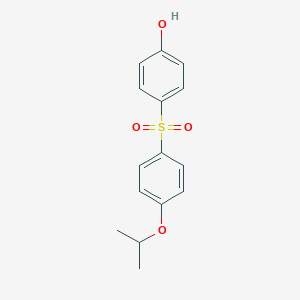 molecular formula C15H16O4S B156505 4-((4-Isopropoxyphenyl)sulfonyl)phenol CAS No. 95235-30-6