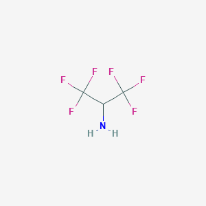 molecular formula C3H3F6N B156509 1,1,1,3,3,3-Hexafluoropropan-2-amine CAS No. 1619-92-7