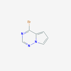 molecular formula C6H4BrN3 B156513 4-BroMopyrrolo[2,1-f][1,2,4]triazine CAS No. 310436-61-4
