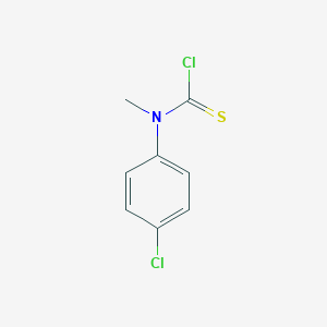 molecular formula C8H7Cl2NS B156519 N-(4-Chlorophenyl)-N-methylthiocarbamoyl chloride CAS No. 10218-95-8
