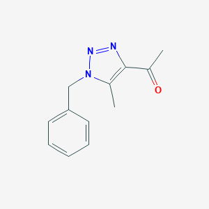 molecular formula C12H13N3O B156520 1-(1-Benzyl-5-methyl-1H-1,2,3-triazol-4-yl)ethanone CAS No. 133992-60-6