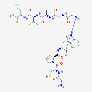 molecular formula C36H50N10O10S2 B156526 Sap-IV CAS No. 127027-49-0