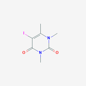 molecular formula C7H9IN2O2 B156530 5-Iodo-1,3,6-trimethylpyrimidine-2,4(1H,3H)-dione CAS No. 134039-54-6