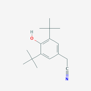 molecular formula C16H23NO B156533 3,5-Di-Tert-Butyl-4-Hydroxyphenylacetonitrile CAS No. 1611-07-0