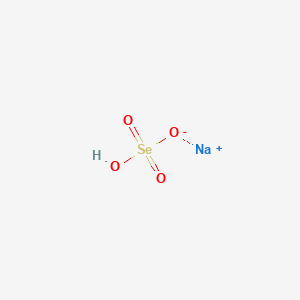 molecular formula H2NaO4Se B156536 Selenate sodium CAS No. 10112-94-4