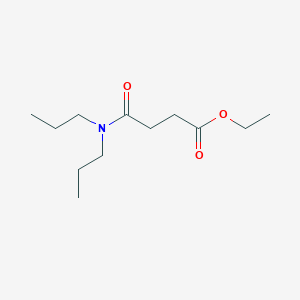 molecular formula C12H23NO3 B156544 ethyl 4-(dipropylamino)-4-oxobutanoate CAS No. 10143-31-4