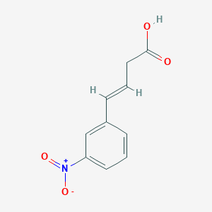 molecular formula C10H9NO4 B015655 4-(3-硝基苯基)丁-3-烯酸 CAS No. 887407-13-8