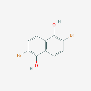 molecular formula C10H6Br2O2 B156557 2,6-Dibromonaphthalene-1,5-diol CAS No. 84-59-3