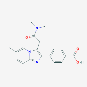 molecular formula C₁₉H₁₉N₃O₃ B156560 Zolpidem Carboxylic Acid CAS No. 109461-65-6