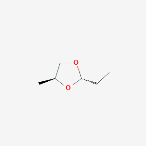 1,3-Dioxolane, 2-ethyl-4-methyl-, trans-
