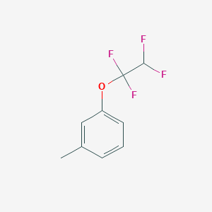 molecular formula C9H8F4O B156573 3-(1,1,2,2-Tetrafluoroethoxy)toluene CAS No. 1737-10-6
